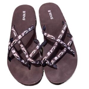 Teva Mush Mandalyn Wedge Ola 2 Sandals Platform Strappy Size 10